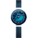 Reloj cerámica nácar malla azul
