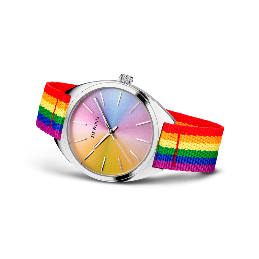 Freedom Mesh 36 mm Watch Multicolor Silver