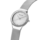 Oval Swarovski Stones Silver Watch