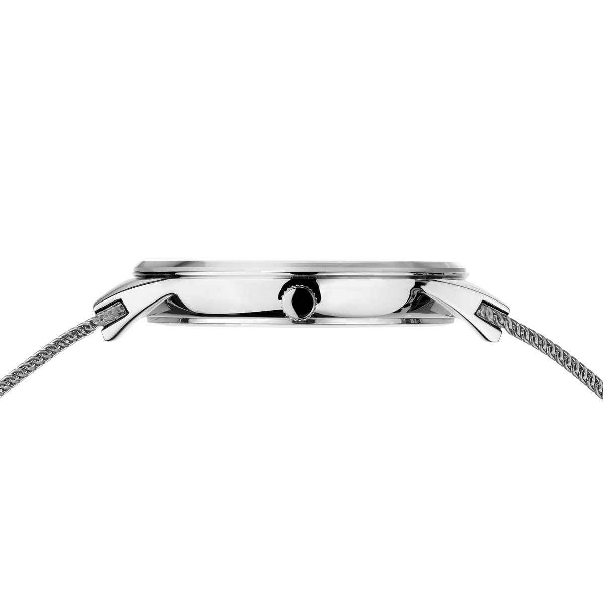 Oval Swarovski Stones Silver Watch