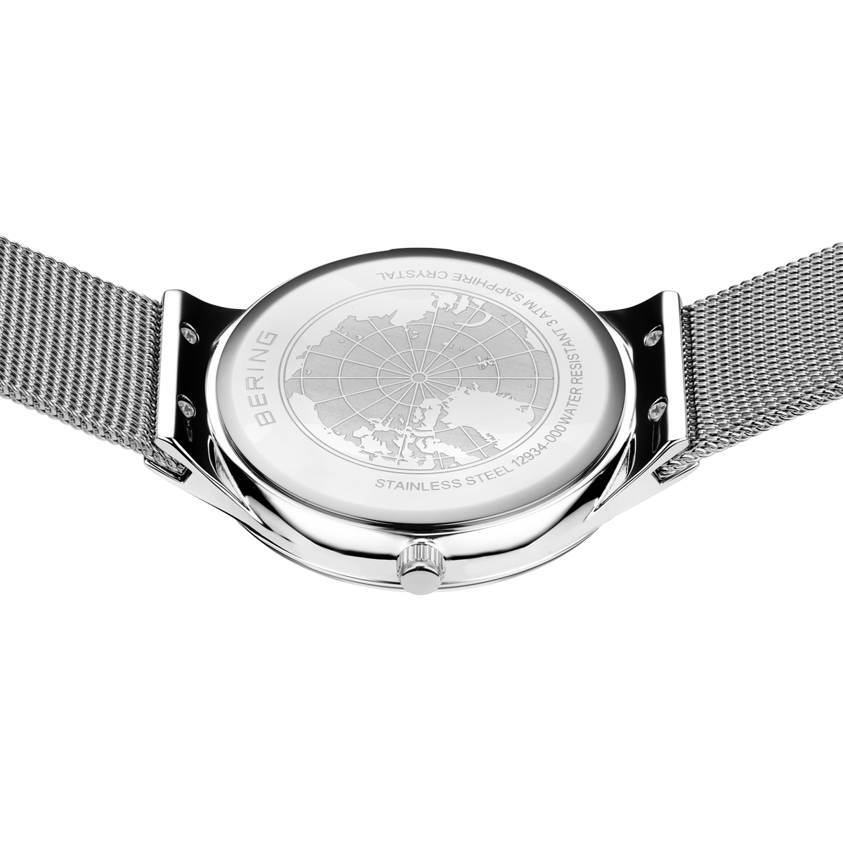 Oval Swarovski Stones Silver Watch