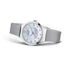 Solar Mesh Silver Watch
