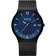 Solar Date Mesh Watch Blue Black