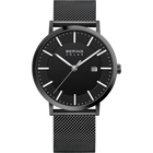 Reloj solar malla negro
