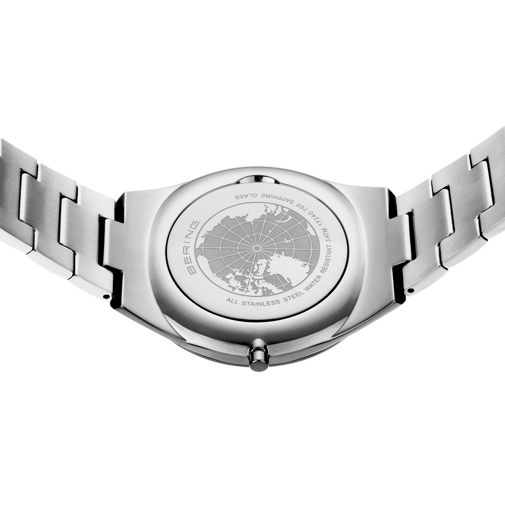 Ultra Slim Textured Green Watch