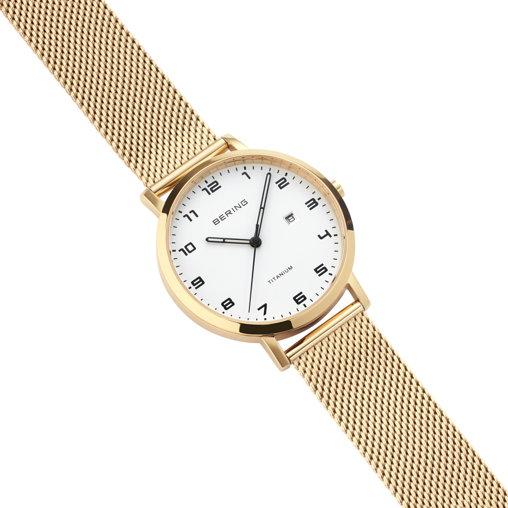 Mini Titanium Watch Gold | 18634-334 | BERING
