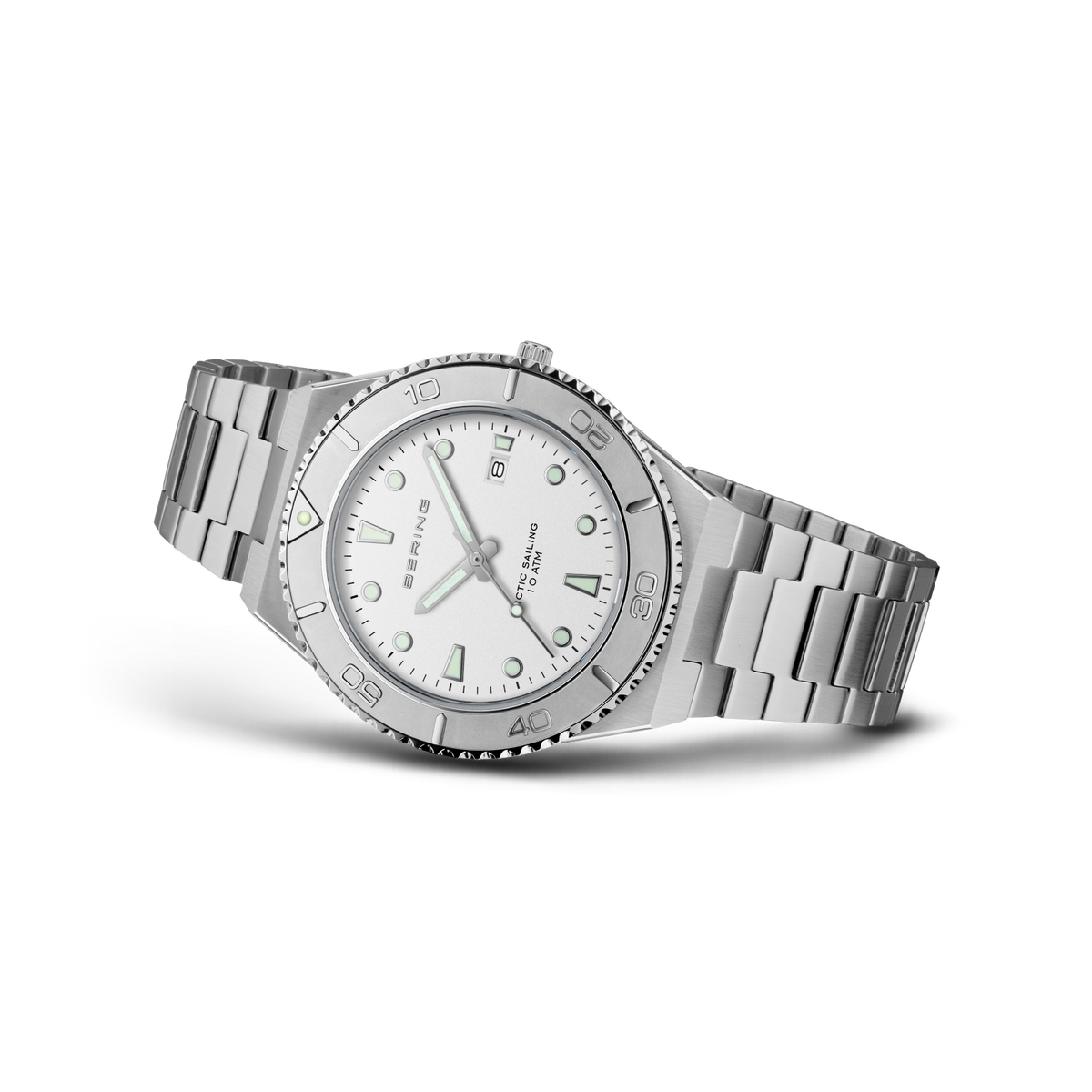Date Link Watch White