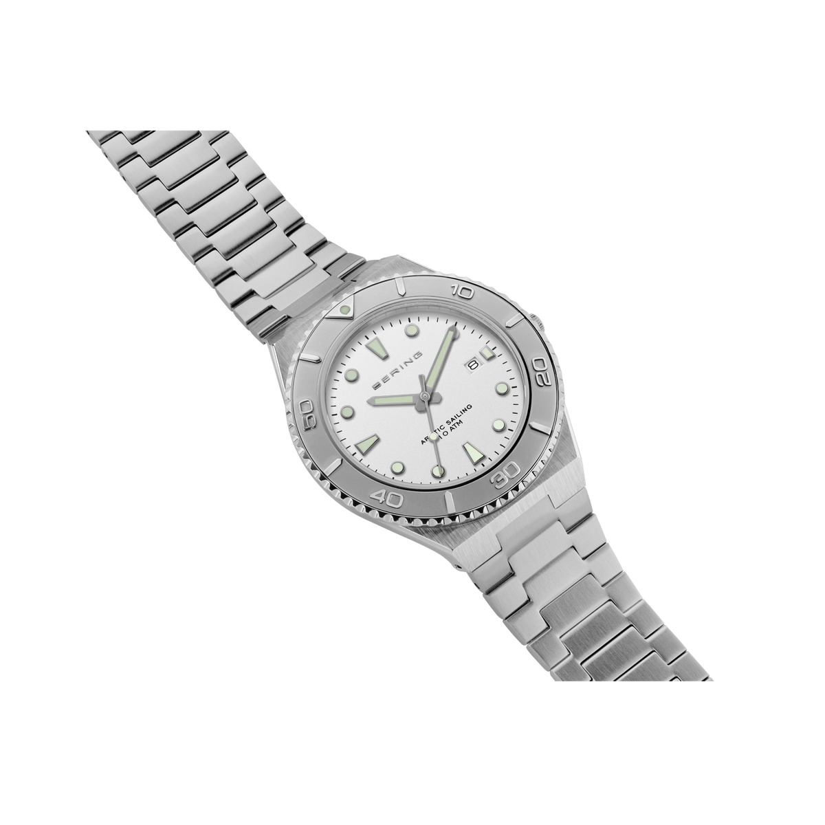 Date Link Watch White