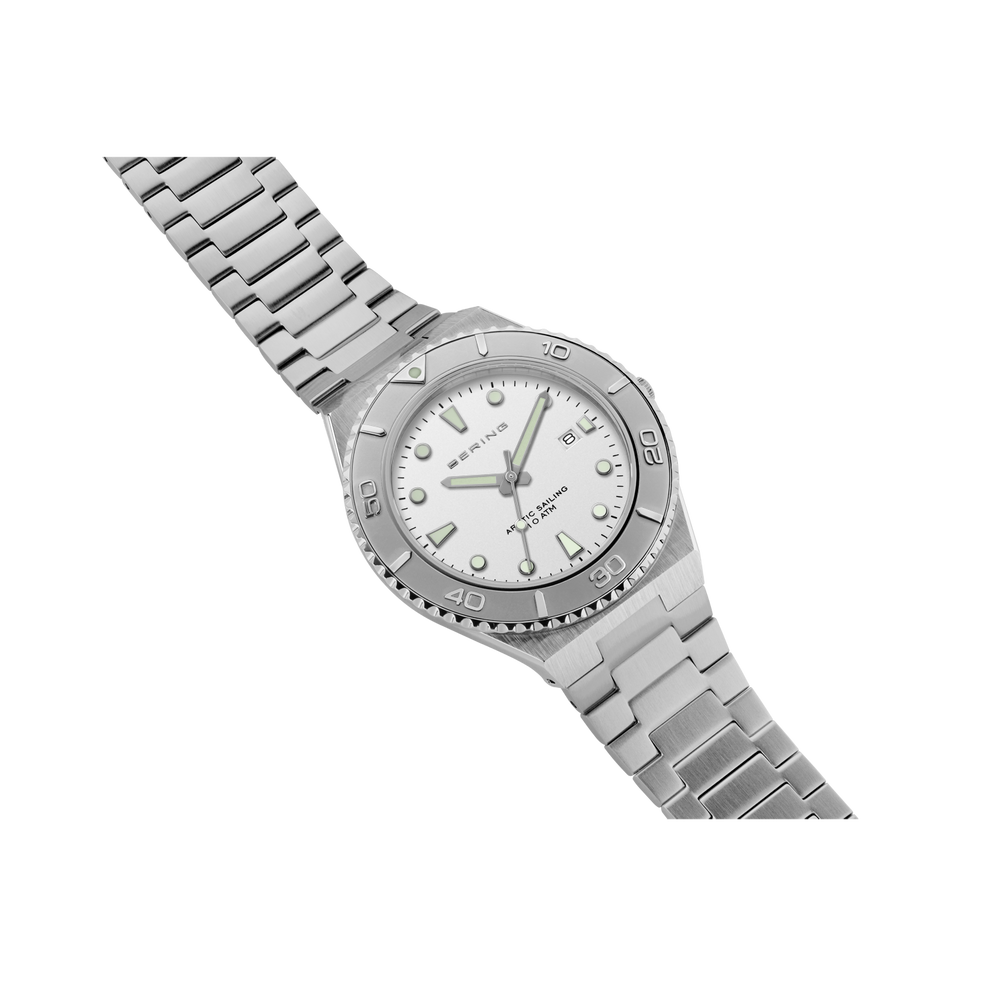 Date Link Watch White