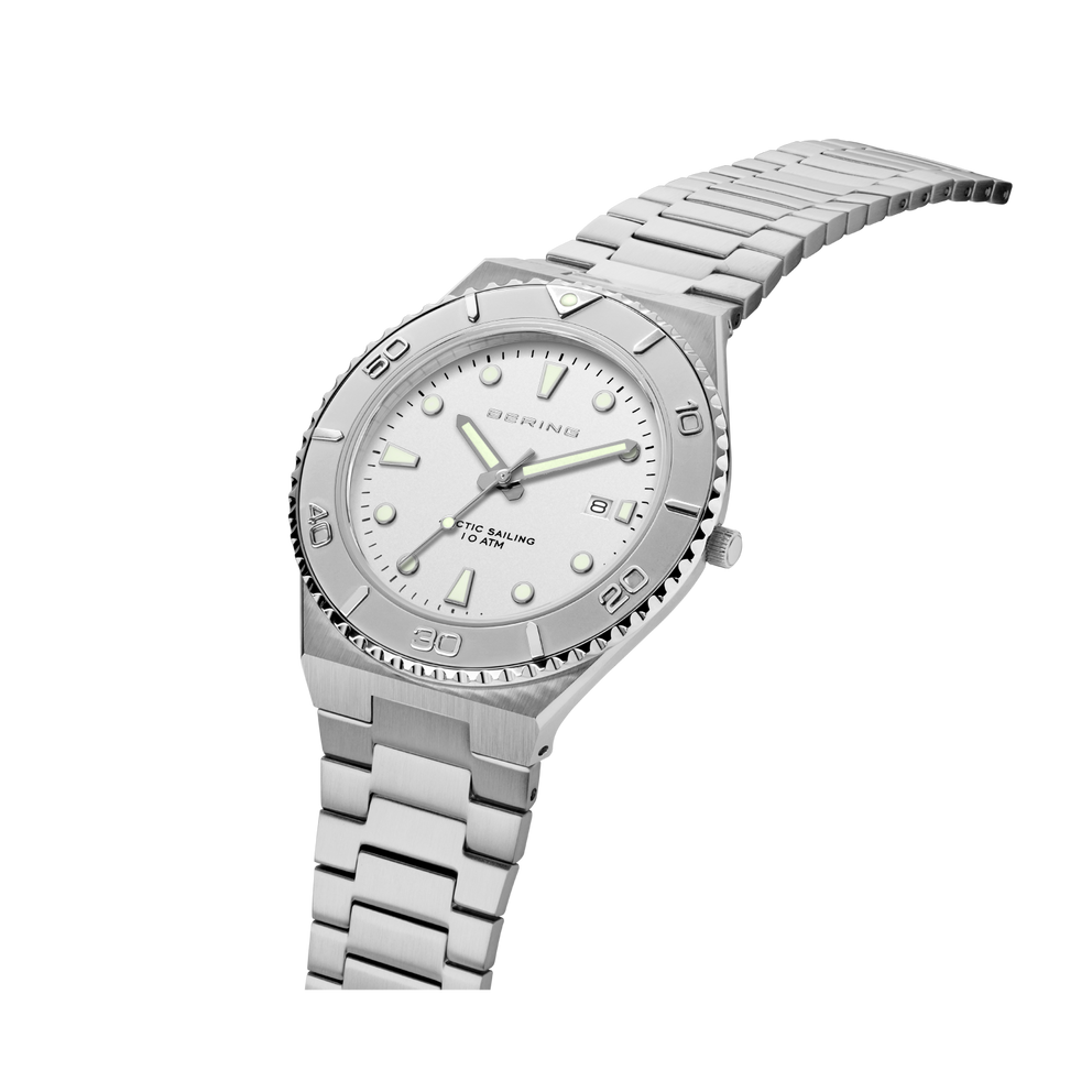 Date Link Watch White