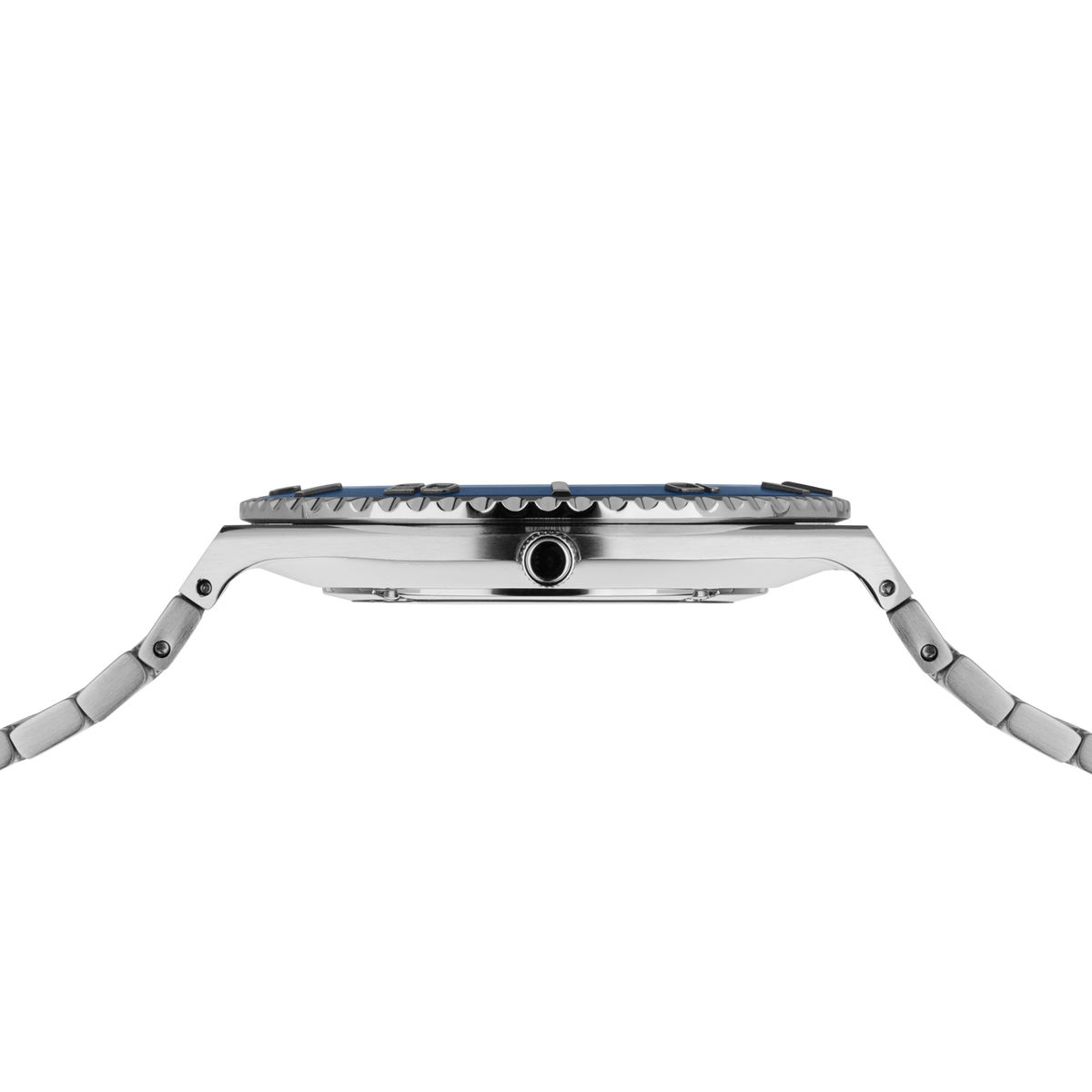 Date Sunray Link 40 mm Watch Blue