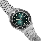 Date Sunray Link Watch Green