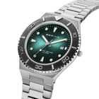 Date Sunray Link Watch Green