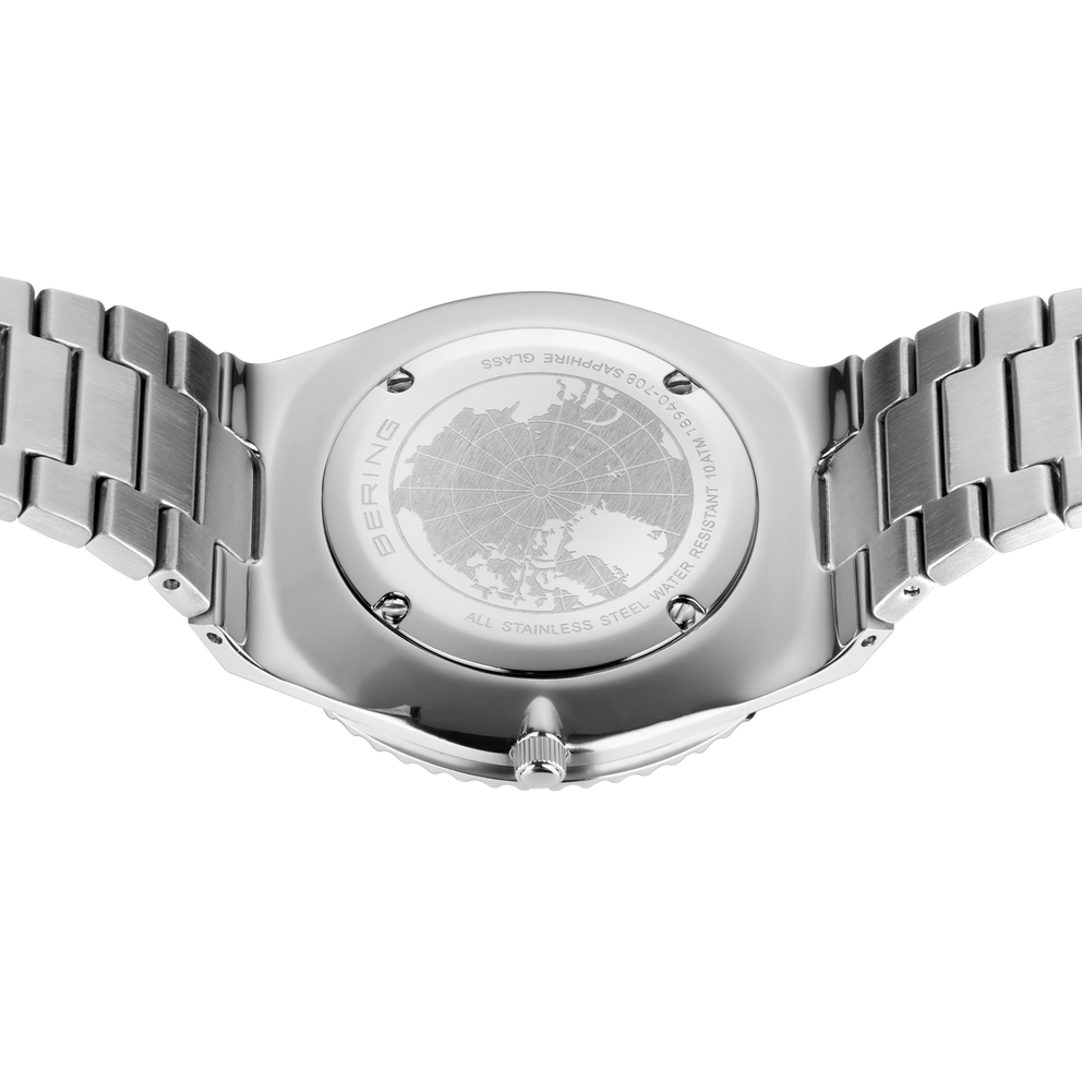 Date Sunray Link Watch Green