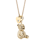Polar Bear Bjørn With Heart gold